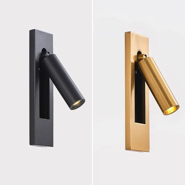 Leeslamp muur zwart goud voor slaapkamer