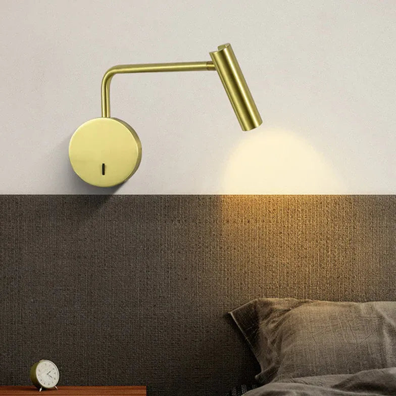 Slaapkamer leeslamp zwart met verstelbare arm