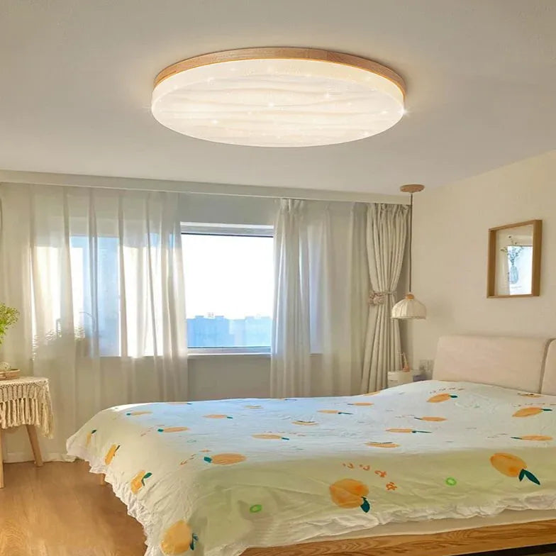 Plafondlamp plat vierkante dimbare lamp