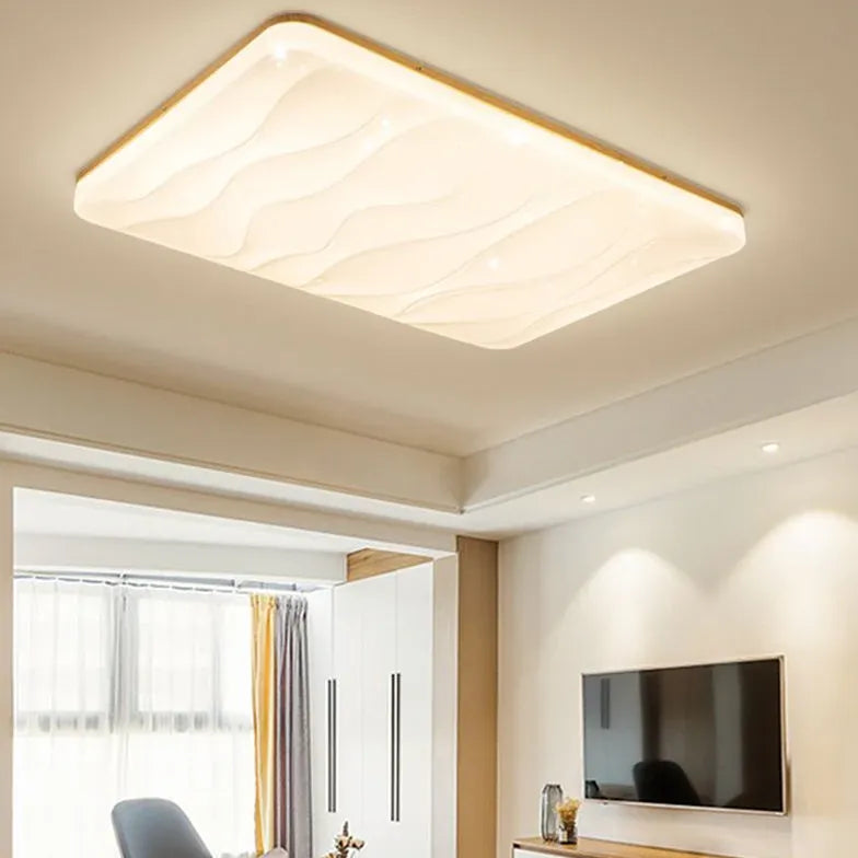 Plafondlamp plat vierkante dimbare lamp