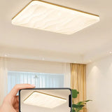 Plafondlamp plat vierkante dimbare lamp