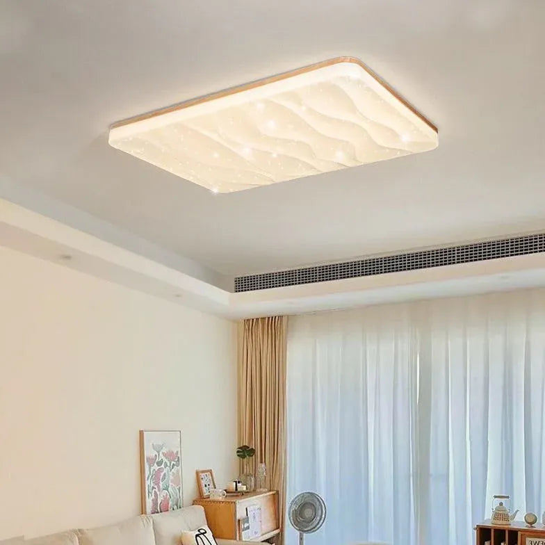 Plafondlamp plat vierkante dimbare lamp