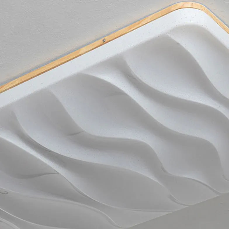 Plafondlamp plat vierkante dimbare lamp