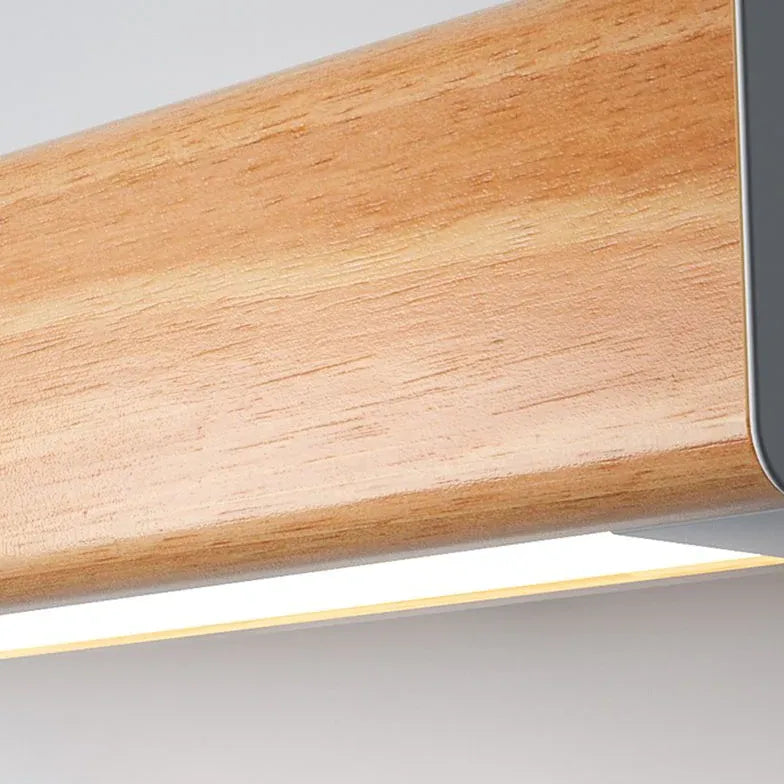 Wandlamp dimbaar LED met houten ontwerp