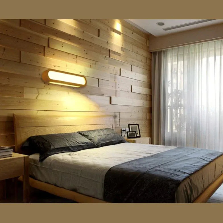 Badkamer spiegel LED verlichting met ovale wandlamp