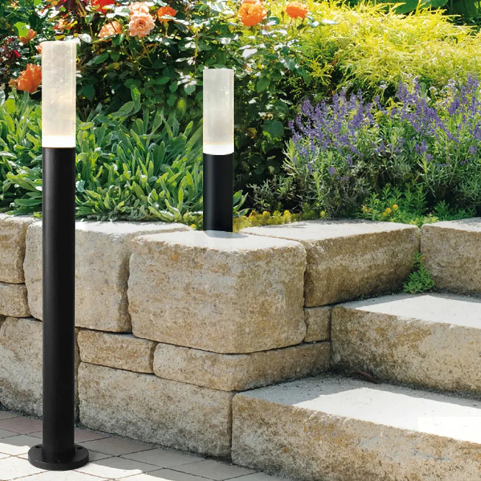 Moderne cilindervormige padverlichting led lichtkolom