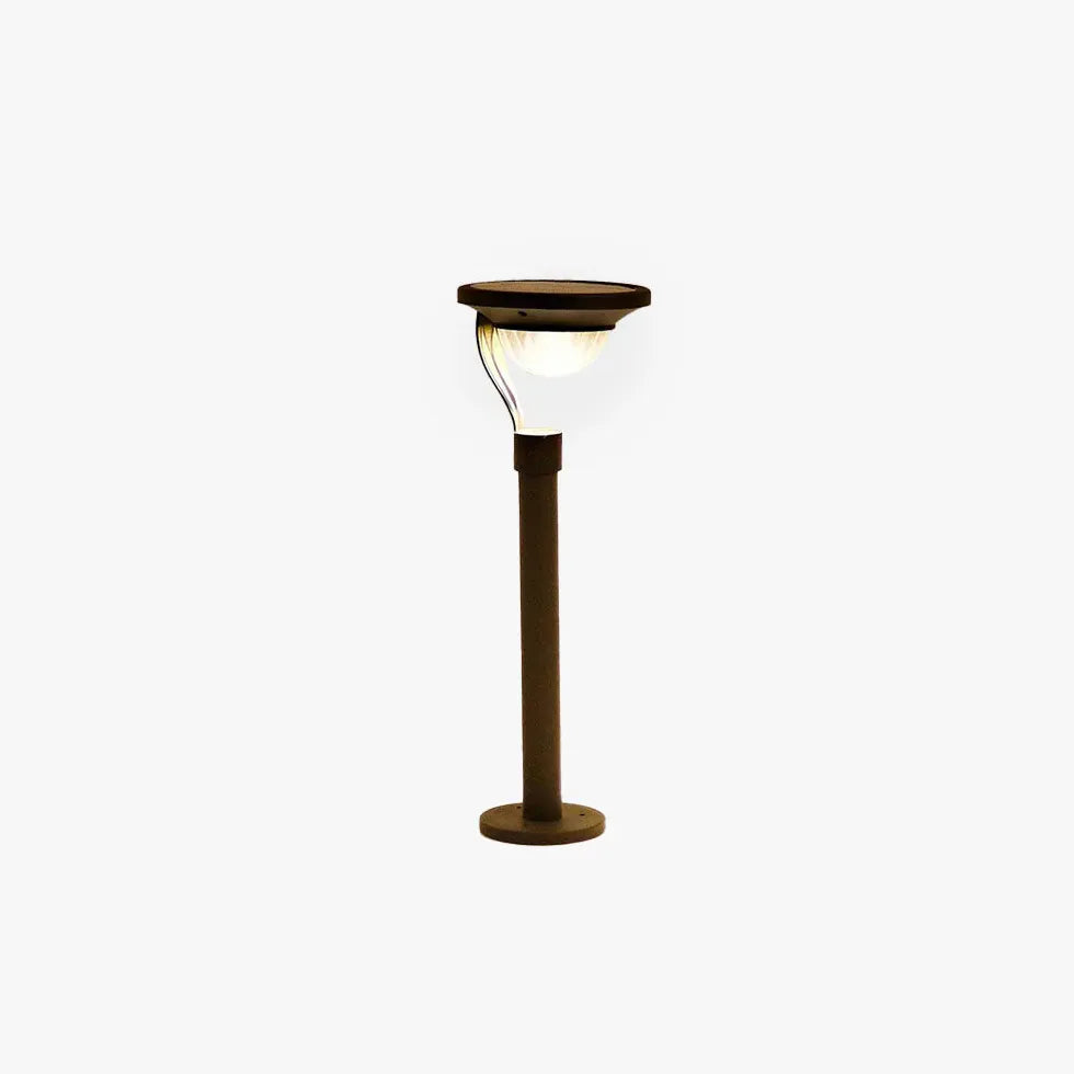 Straat lantaarnpaal diepgrijs solar buitenlamp