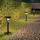 Straat lantaarnpaal diepgrijs solar buitenlamp