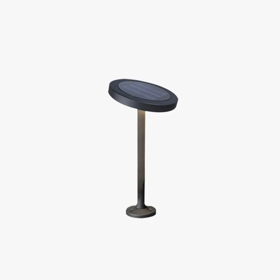 Lantaarnpaal solar schuine ronde tuinverlichting