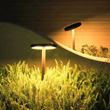 Lantaarnpaal solar schuine ronde tuinverlichting