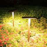 Lantaarnpaal solar schuine ronde tuinverlichting