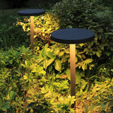 Lantaarnpaal solar schuine ronde tuinverlichting