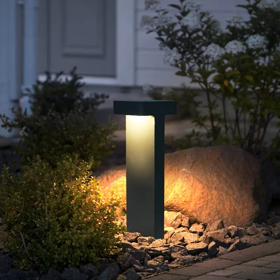 Dubbele padverlichting zonne energie buiten lantaarnpalen