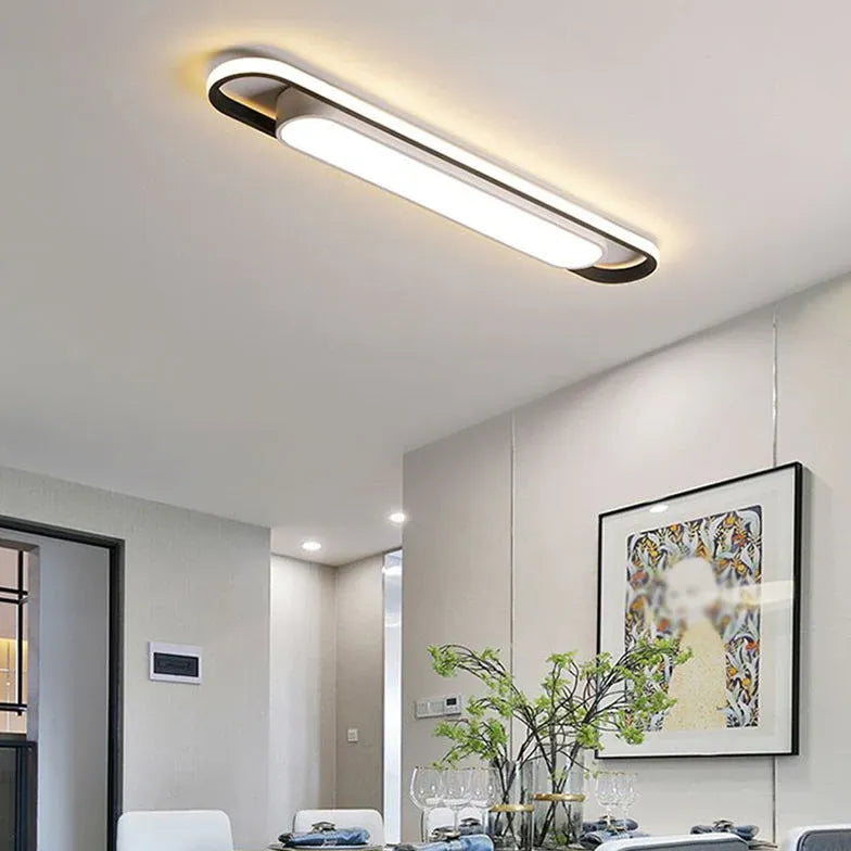 Plafondlamp ovaal led dimbaar