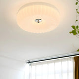 Plafondlamp wit glas ronde dimbare verlichting