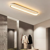 Dimbare led plafondlamp ovaal voor gang