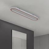 Dimbare led plafondlamp ovaal voor gang