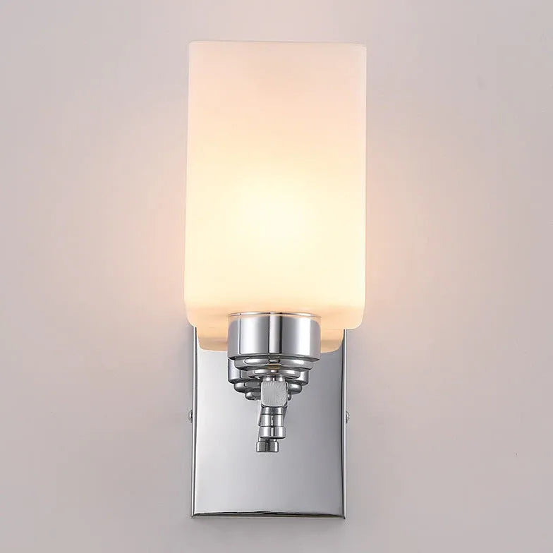 Wandlampen woonkamer modern in zilveren rechthoekige vorm
