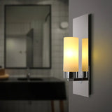 Design muurlamp in moderne zilveren cilinder