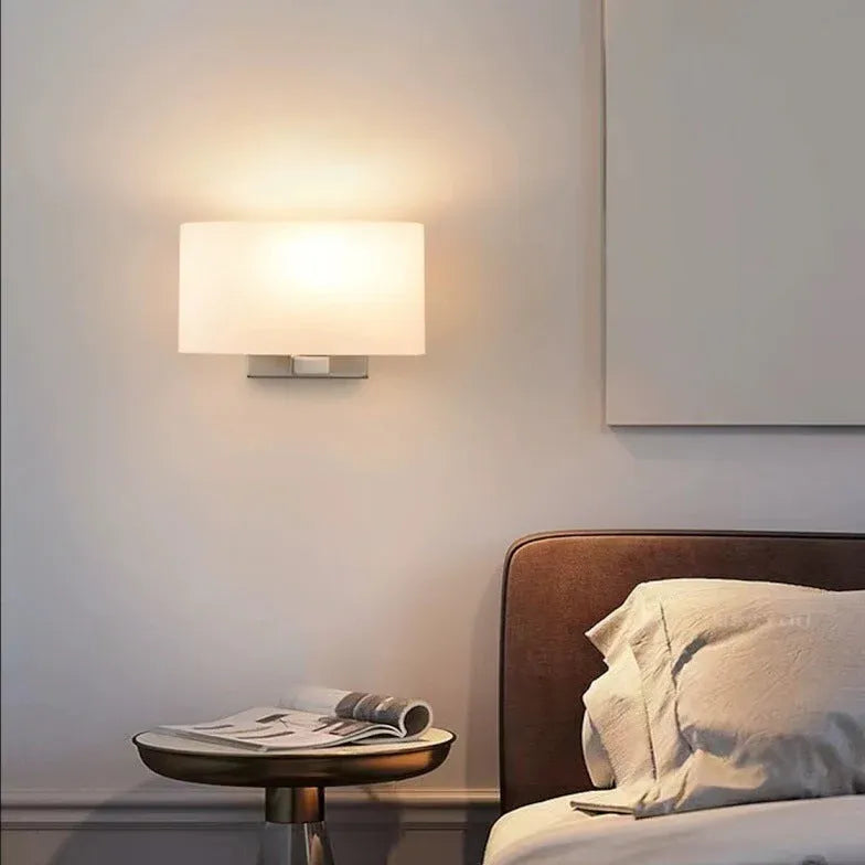 Wand bedlampjes moderne witte dimbare
