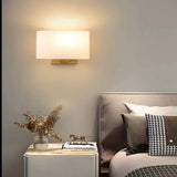 Wand bedlampjes moderne witte dimbare