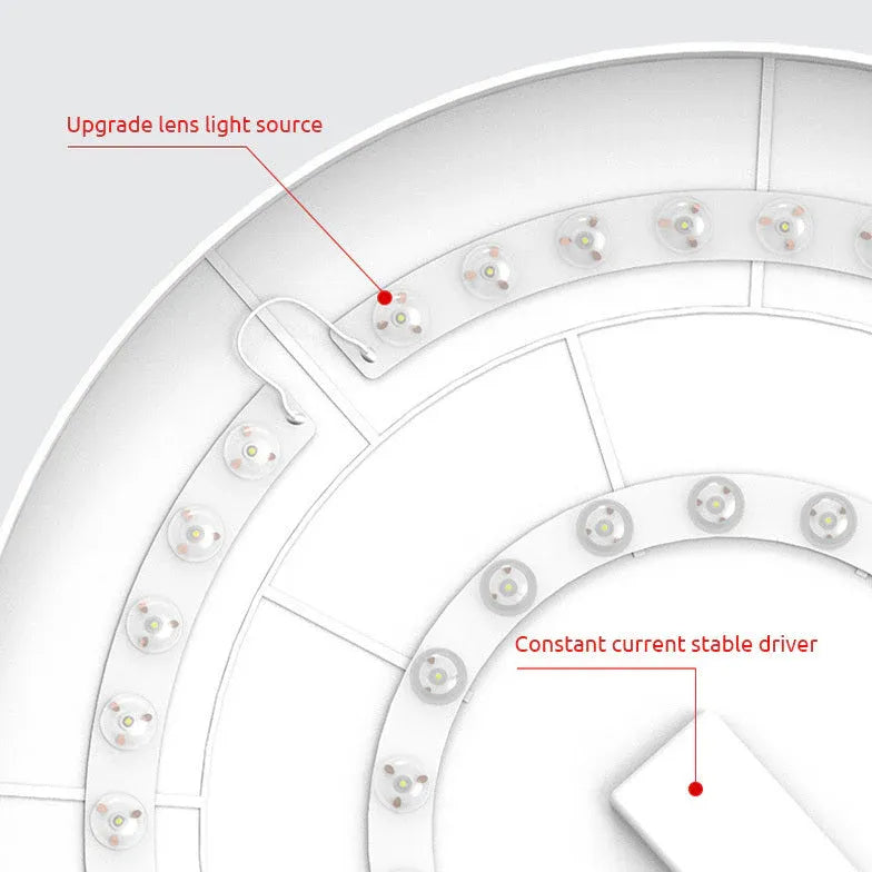 Plafonniers witte ronde lamp voor badkamer