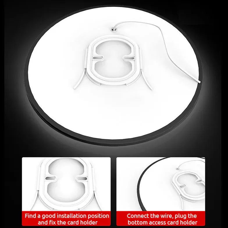 Plafonniers witte ronde lamp voor badkamer