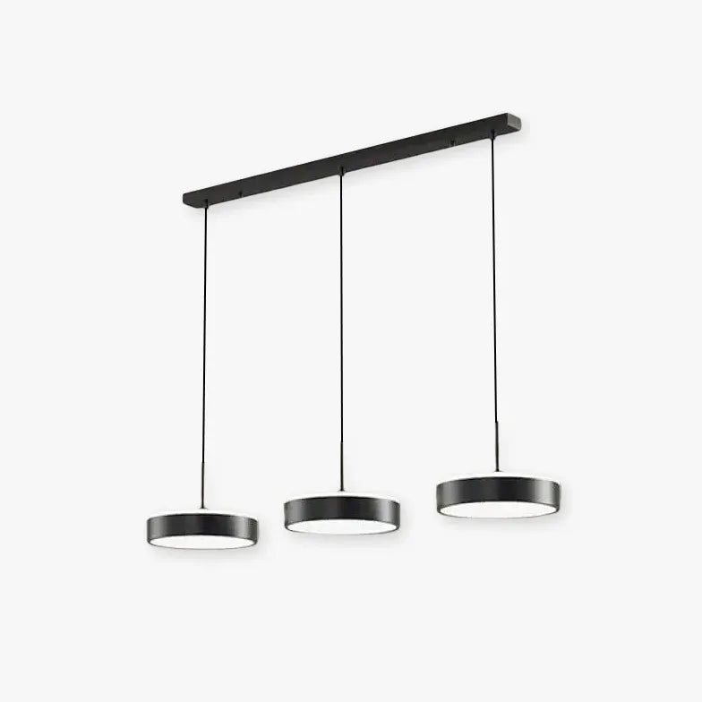 3 lichts hanglamp zwart voor keuken