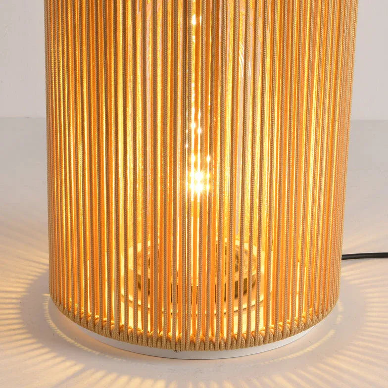 Tuinverlichting staande lamp cilindervormige zonne-energie buiten