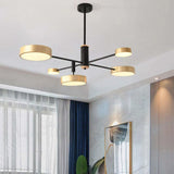 Grijze moderne LED hanglamp voor de woonkamer