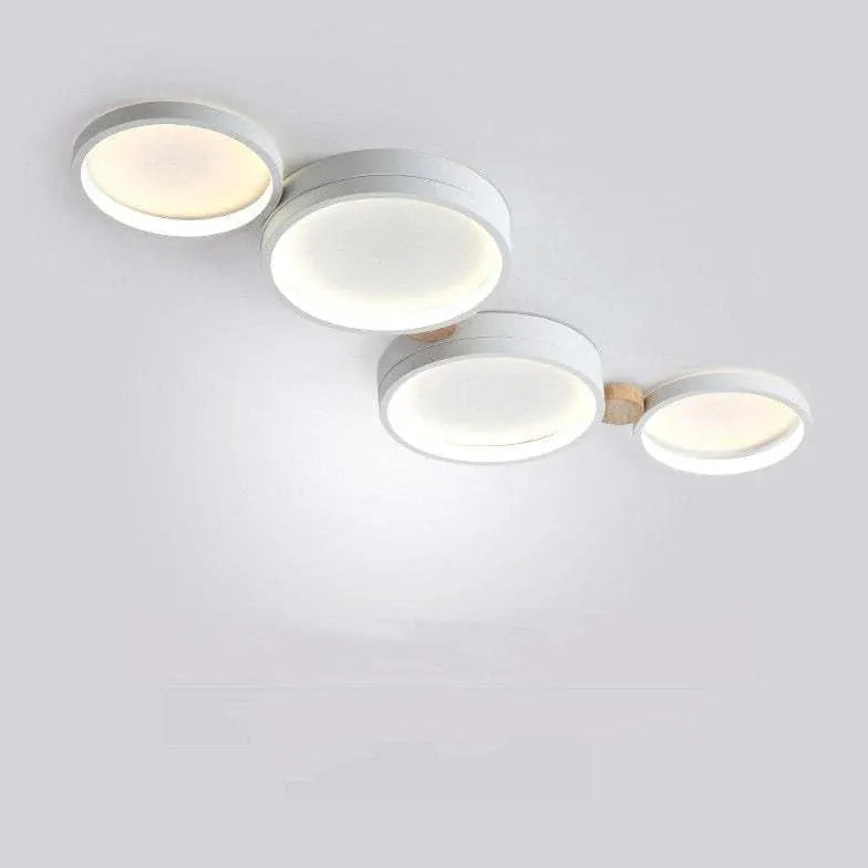 Plafondlamp slaapkamer led groene ronde