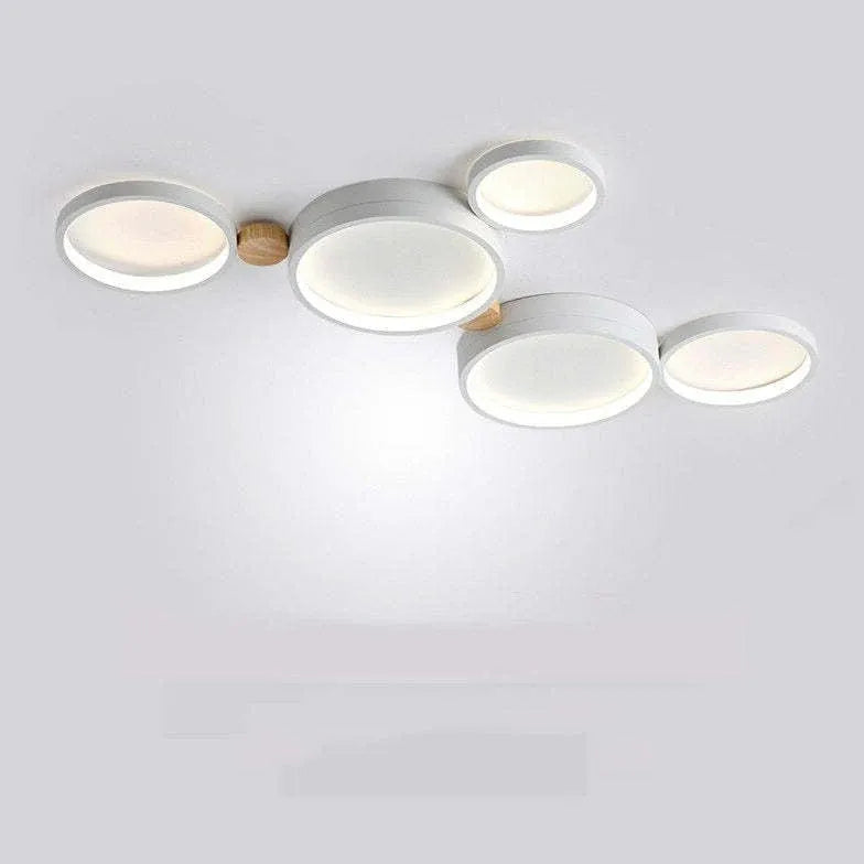 Plafondlamp slaapkamer led groene ronde