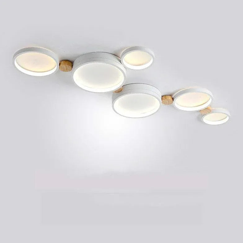 Plafondlamp slaapkamer led groene ronde