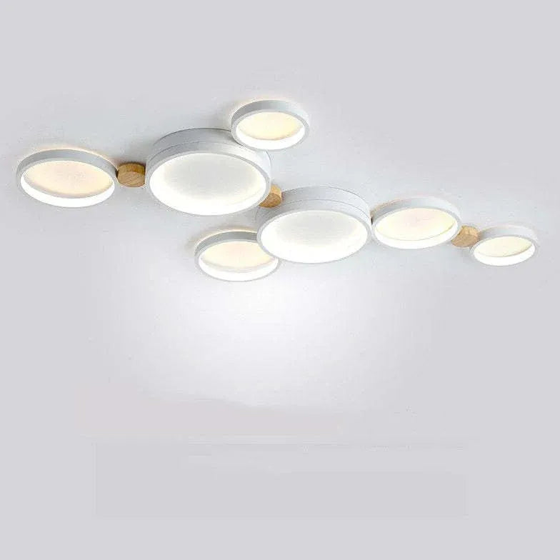 Plafondlamp slaapkamer led groene ronde