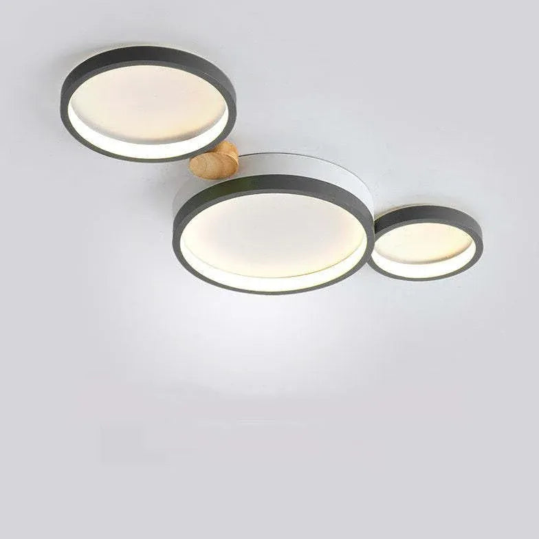 Plafondlamp slaapkamer led groene ronde