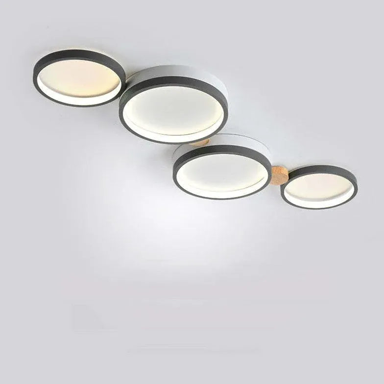 Plafondlamp slaapkamer led groene ronde