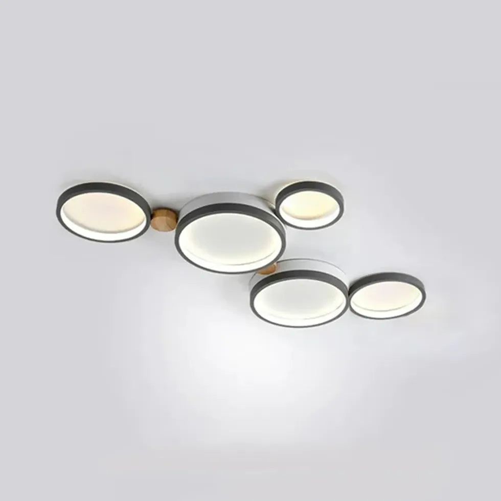 Plafondlamp slaapkamer led groene ronde
