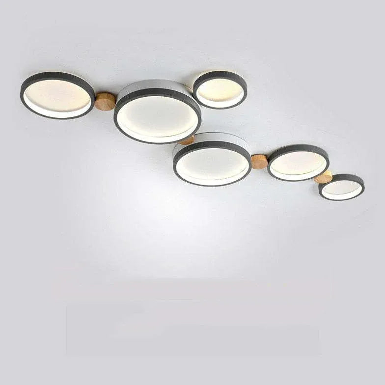 Plafondlamp slaapkamer led groene ronde