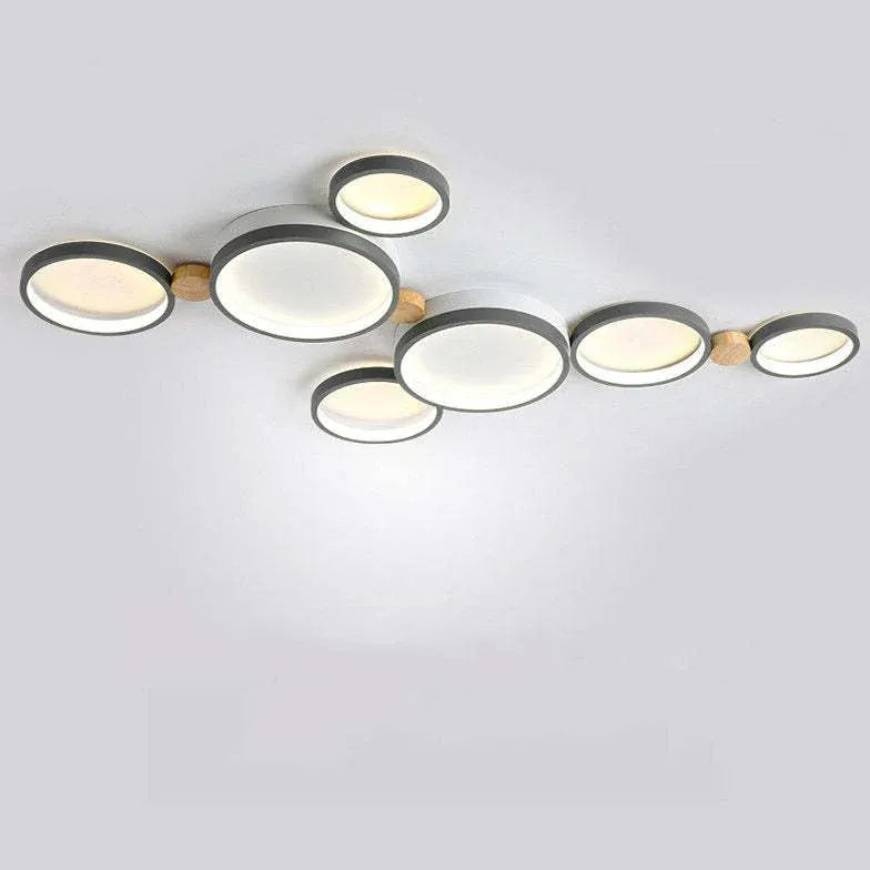 Plafondlamp slaapkamer led groene ronde