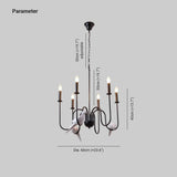 Vintage design kroonluchter met vogelkaarsenhouders