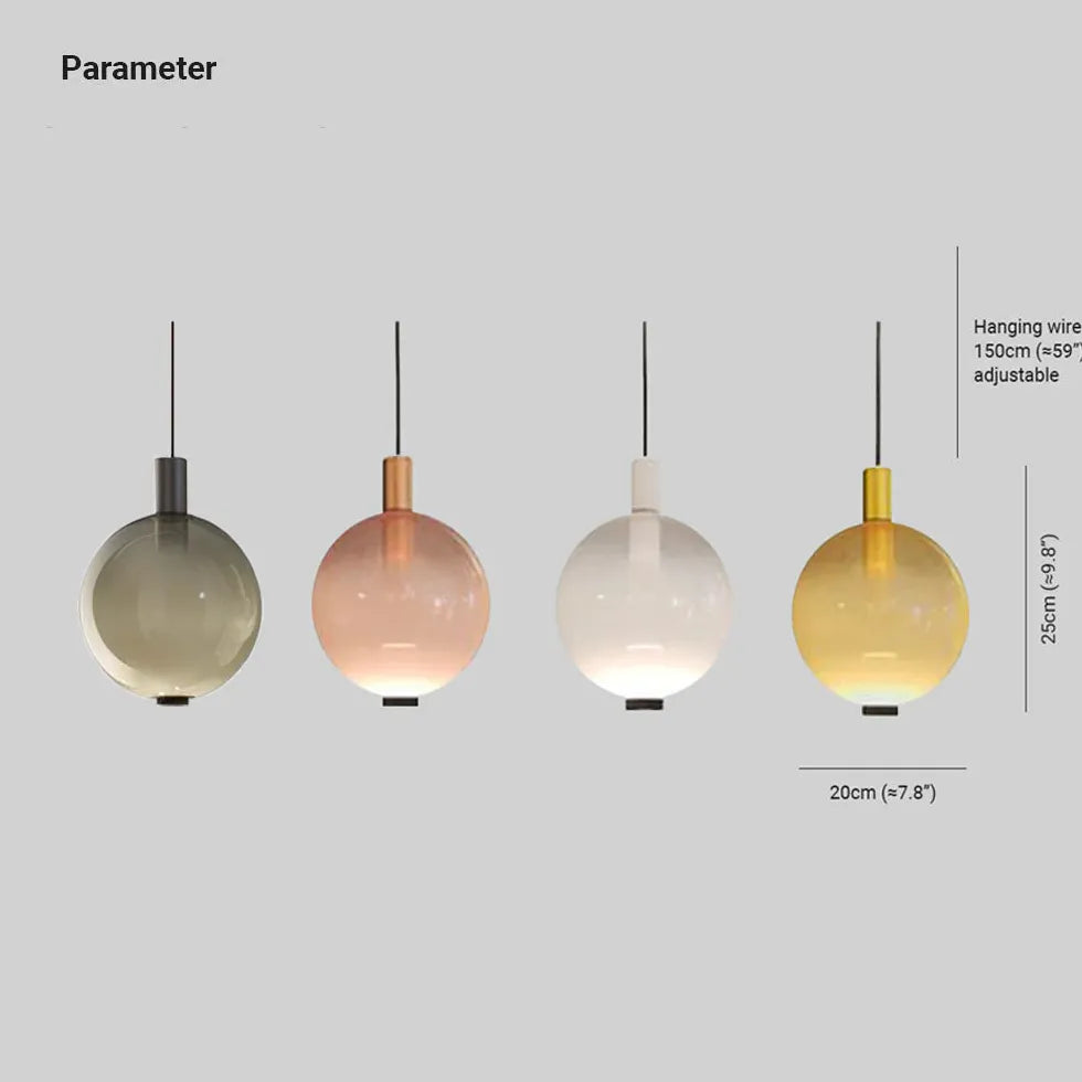 Glas in lood hanglamp met warm licht slaapkamer