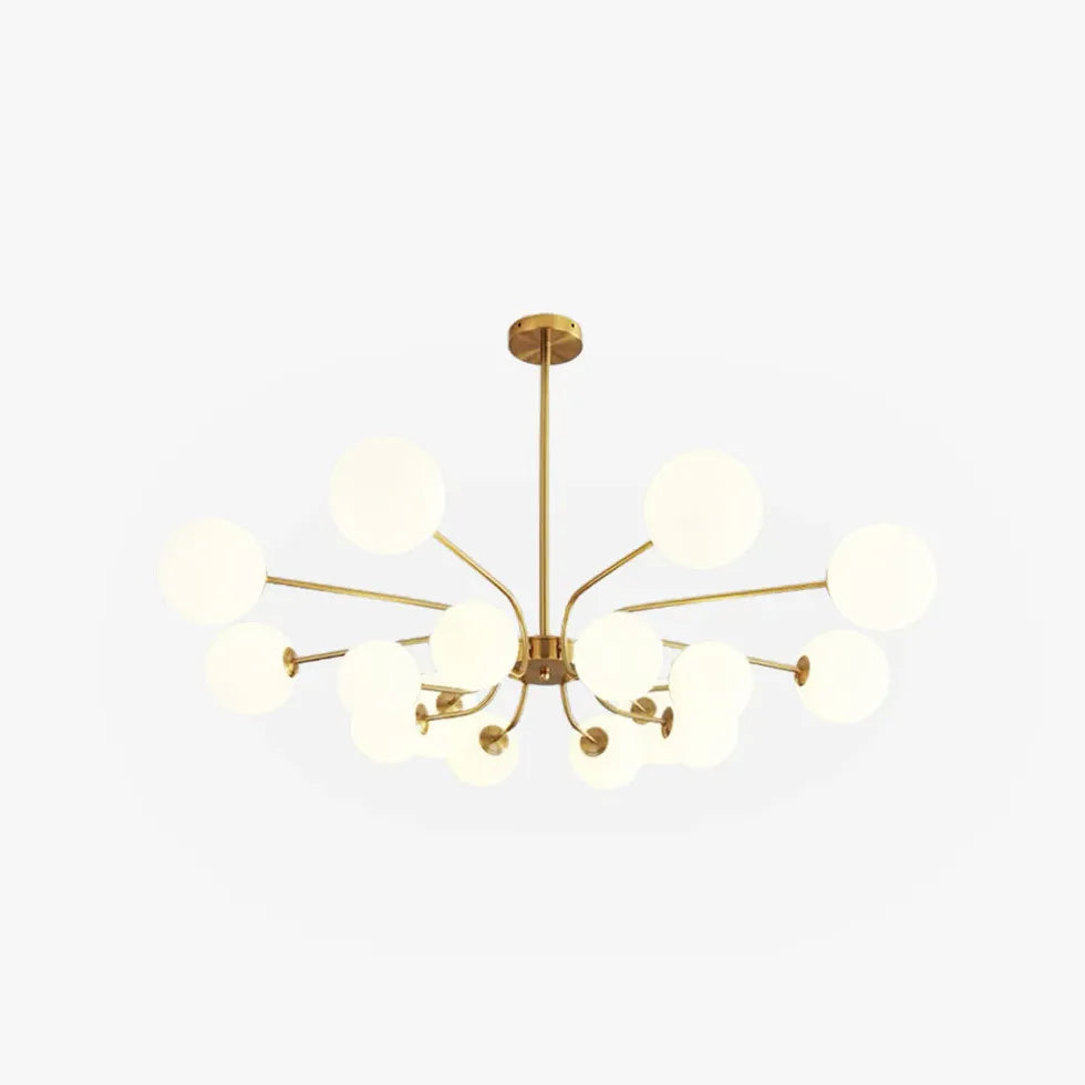 Hanglampen woonkamer modern met zilverwitte 12 lampen