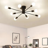 Woonkamer plafond lamp met gouden takken