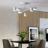 Plafondlamp zwart slaapkamer met vertakte structuur