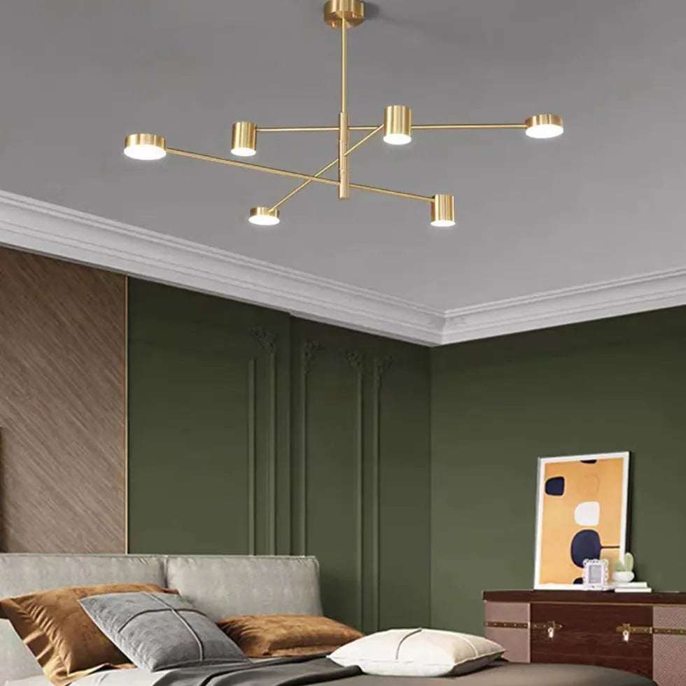 Zwarte industriële led hanglamp voor slaapkamer