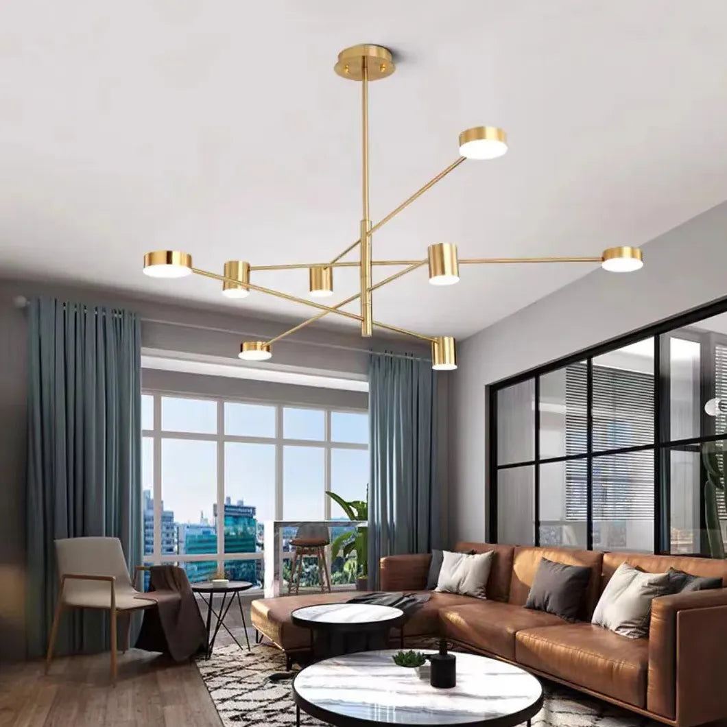 Zwarte industriële led hanglamp voor slaapkamer